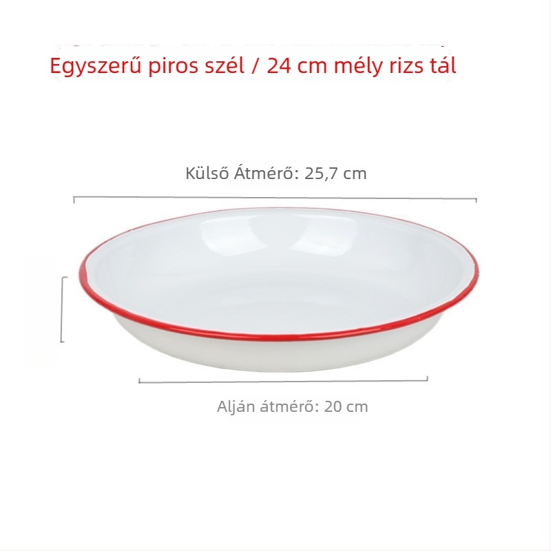 Porcelán kerek tál, egyszínű minta, japán stílus, aláglazúros felület
