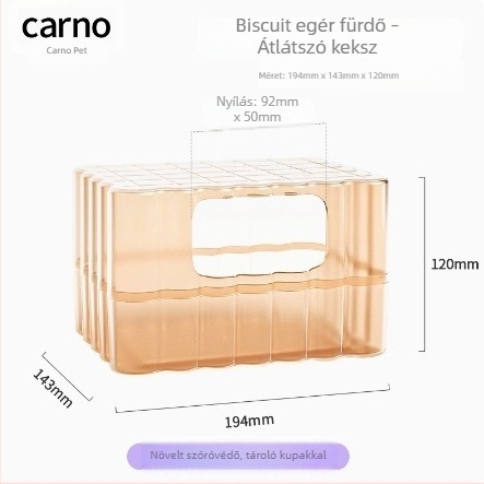 Kano hörcsögtoalett és homokfürdő, kettős használatú, PS anyag