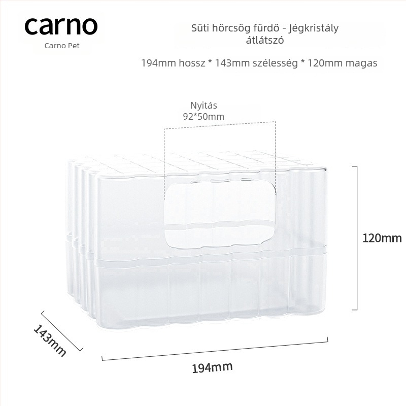 Kano hörcsögtoalett és homokfürdő, kettős használatú, PS anyag