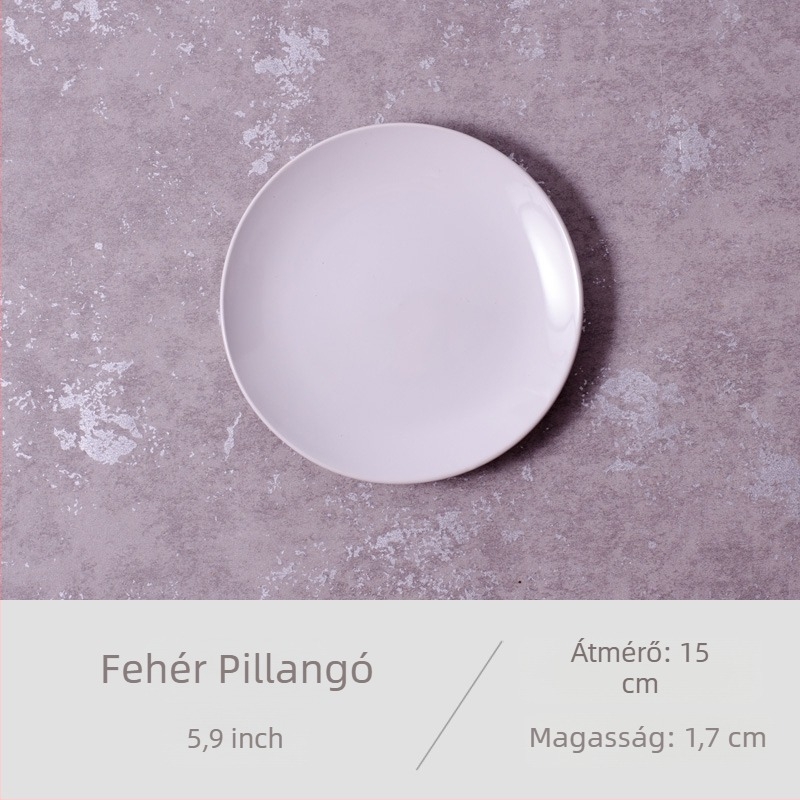 Porcelánból készült kis tálka karikatúra mintával, kerek, japán stílus, szószokhoz és nassolnivalókhoz