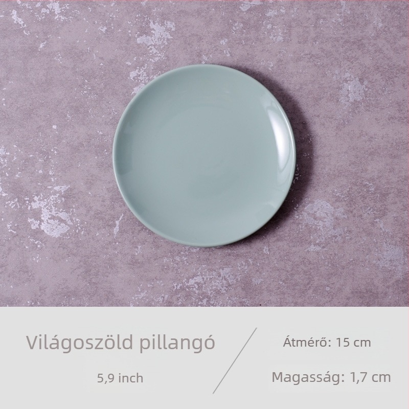 Porcelánból készült kis tálka karikatúra mintával, kerek, japán stílus, szószokhoz és nassolnivalókhoz