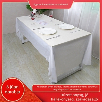 Egyszer használatos asztalterítő, téglalap alakú, polietilén, Zhejiang eredetű, óvodai dekorációhoz