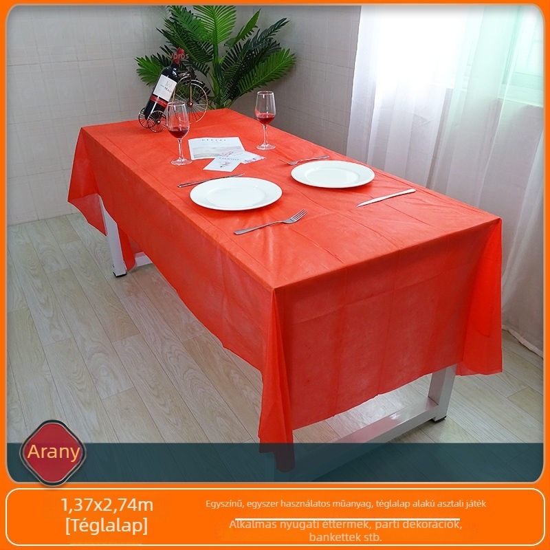 Egyszer használatos asztalterítő, téglalap alakú, polietilén, Zhejiang eredetű, óvodai dekorációhoz