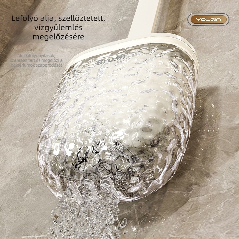 WC-kefe, falra szerelhető, 2024-es modell, műanyag kivitel