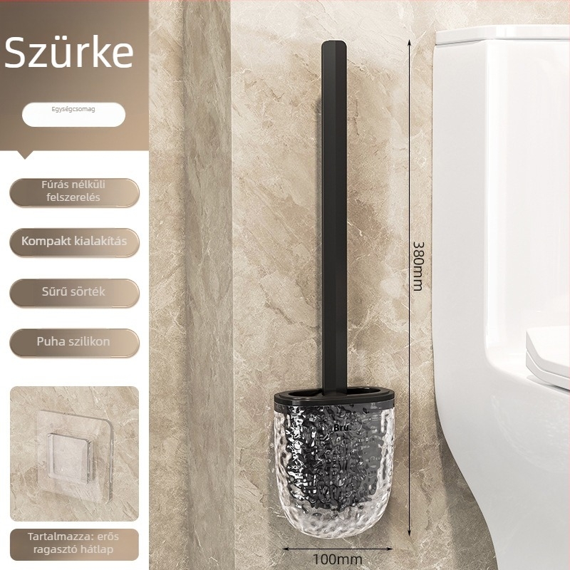WC-kefe, falra szerelhető, 2024-es modell, műanyag kivitel
