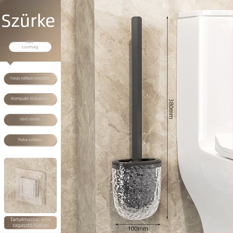 WC-kefe, falra szerelhető, 2024-es modell, műanyag kivitel