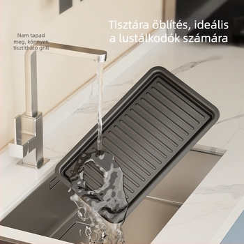Leválasztható 2-in-1 forró fazék és grill, 1500W, 7L öntöttvas test, 220V, gombos vezérlés, cserélhető sütőedény, Shabu-Shabu funkció, 3-4 személyre