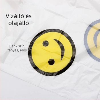 Eldobható PE asztalterítő, vízálló és olajálló, téglalap alakú, 1 szál vastagság