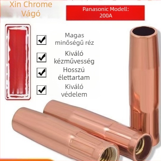 Kézi védőburkolat hegesztő kiegészítőkhöz és védőcsúcs a hegesztőpisztolyhoz, kompatibilis 200A/350A/500A, modell 15ak24k36