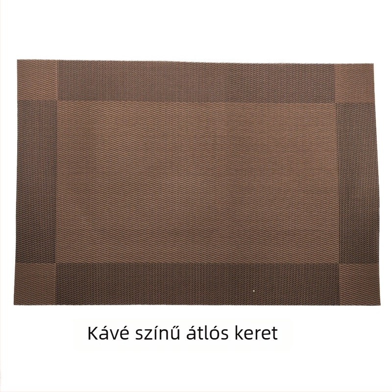 Étkezési alátét (vízálló, égési sérülések elleni védelem, PVC, négyszögletes, modern egyszerű stílus)