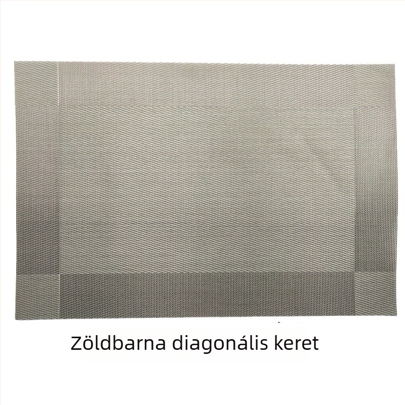 Étkezési alátét (vízálló, égési sérülések elleni védelem, PVC, négyszögletes, modern egyszerű stílus)
