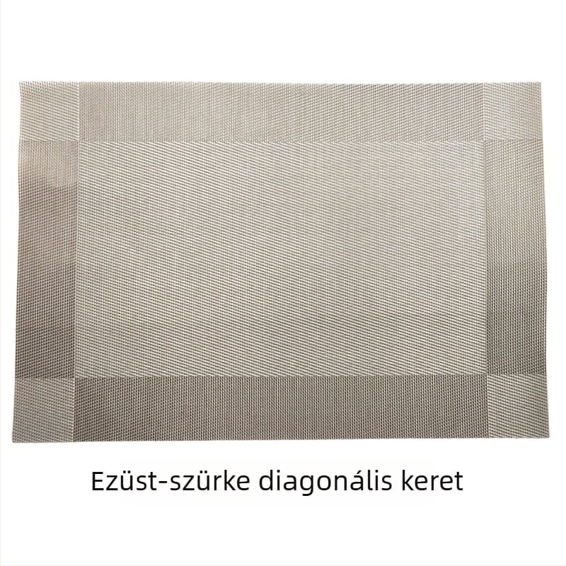 Étkezési alátét (vízálló, égési sérülések elleni védelem, PVC, négyszögletes, modern egyszerű stílus)
