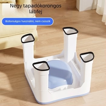 Műanyag ülőfürdő hemorroidok és prosztata ápolására, magasított kialakítású merülő készülék felnőtteknek