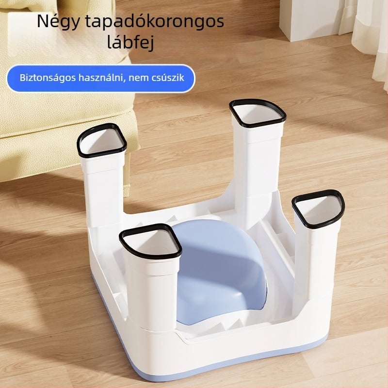 Műanyag ülőfürdő hemorroidok és prosztata ápolására, magasított kialakítású merülő készülék felnőtteknek