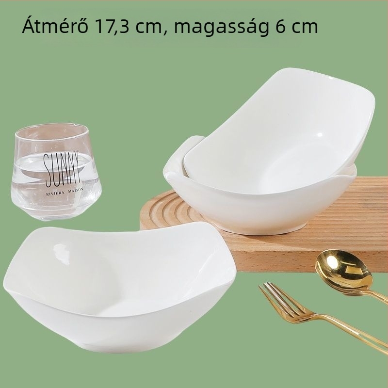 Csontporcelánból készült vacsora tányérkészlet, csíkos mintázat, kínai stílus, egyszerű stílus