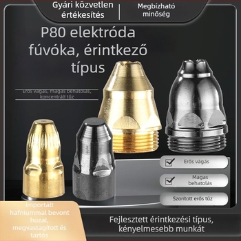 P80 plazma fúvóka vastított hafnium elektróddal – LGK-100 plazma vágó gép kiegészítők
