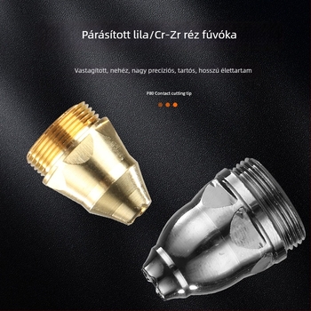 P80 plazma fúvóka vastított hafnium elektróddal – LGK-100 plazma vágó gép kiegészítők
