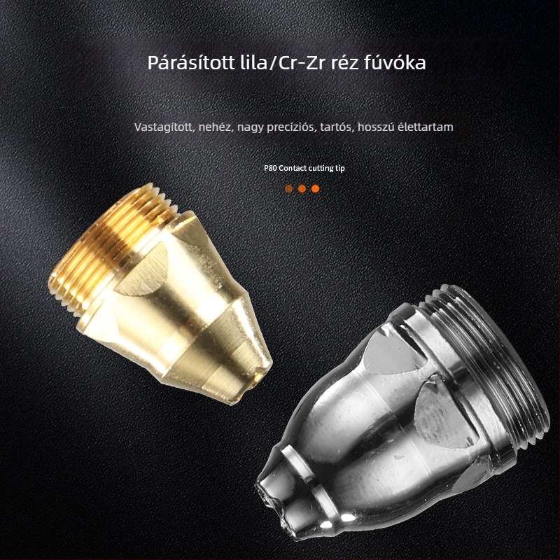 P80 plazma fúvóka vastított hafnium elektróddal – LGK-100 plazma vágó gép kiegészítők