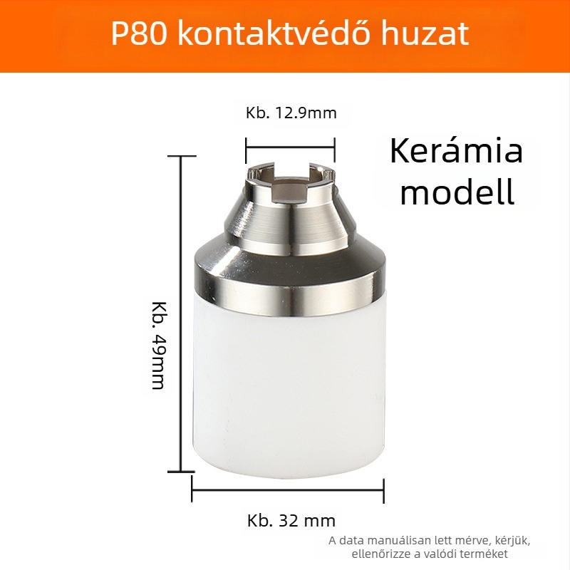 P80 plazma fúvóka vastított hafnium elektróddal – LGK-100 plazma vágó gép kiegészítők