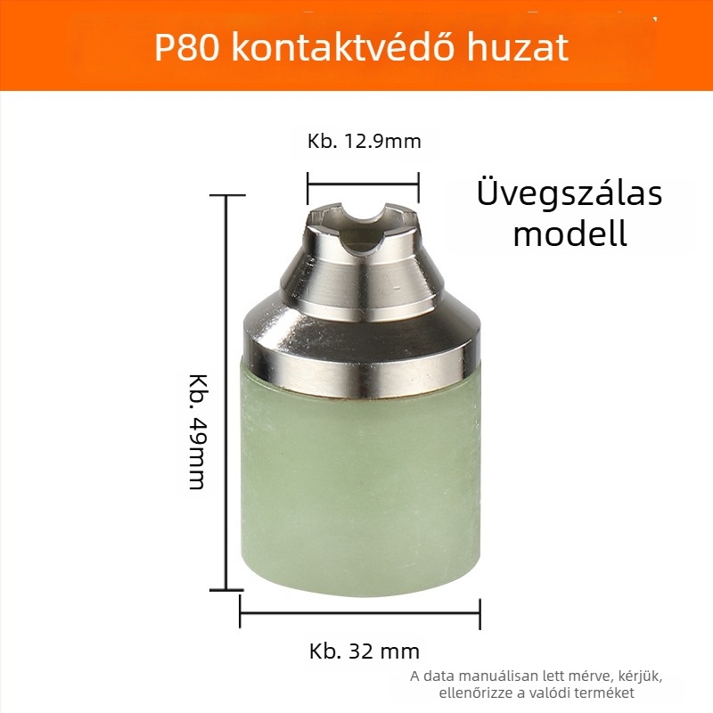 P80 plazma fúvóka vastított hafnium elektróddal – LGK-100 plazma vágó gép kiegészítők