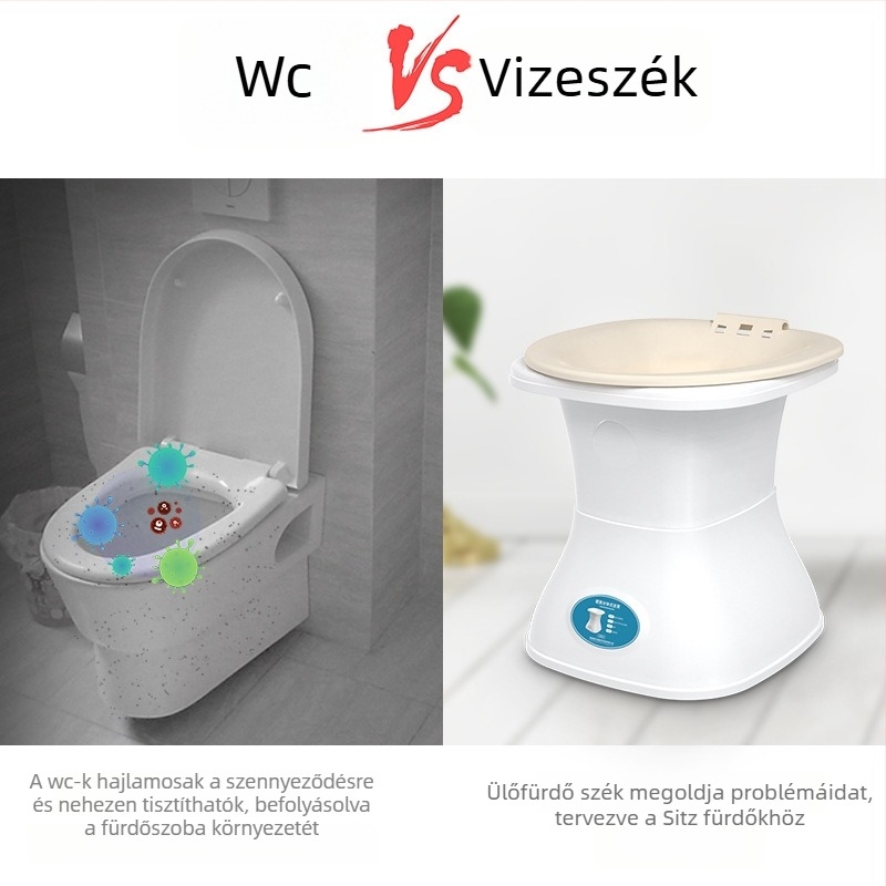 Műanyag ülőfürdő medencés szett – Helping Kang, felnőtteknek, ülőfürdéshez és mindennapi ápoláshoz, stílus: Egyéb