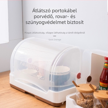 Műanyag pohártartó asztali – szárító tálcával, modern minimalist stílus