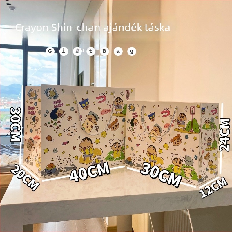 Offsetnyomtatású papírtáska, kézben tartható ajándéktáska, ajándékcsomagoláshoz, Yiwu eredetű