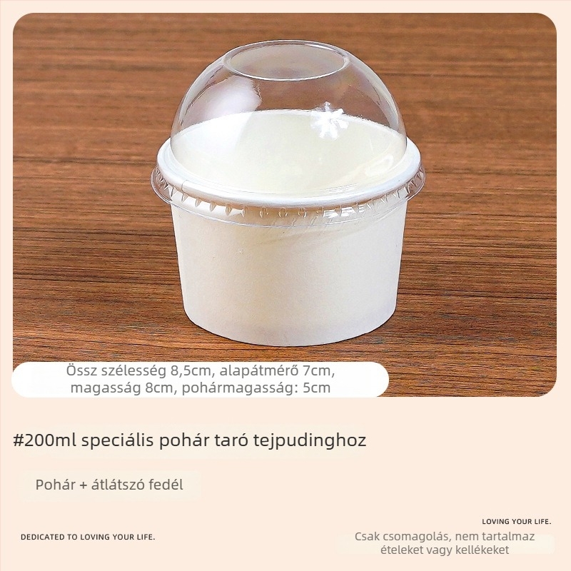 Ten Colors of Life bevonatos sütőcsészék joghurt/sajt számára, 101–200 ml, mikrohullámú sütőben használható