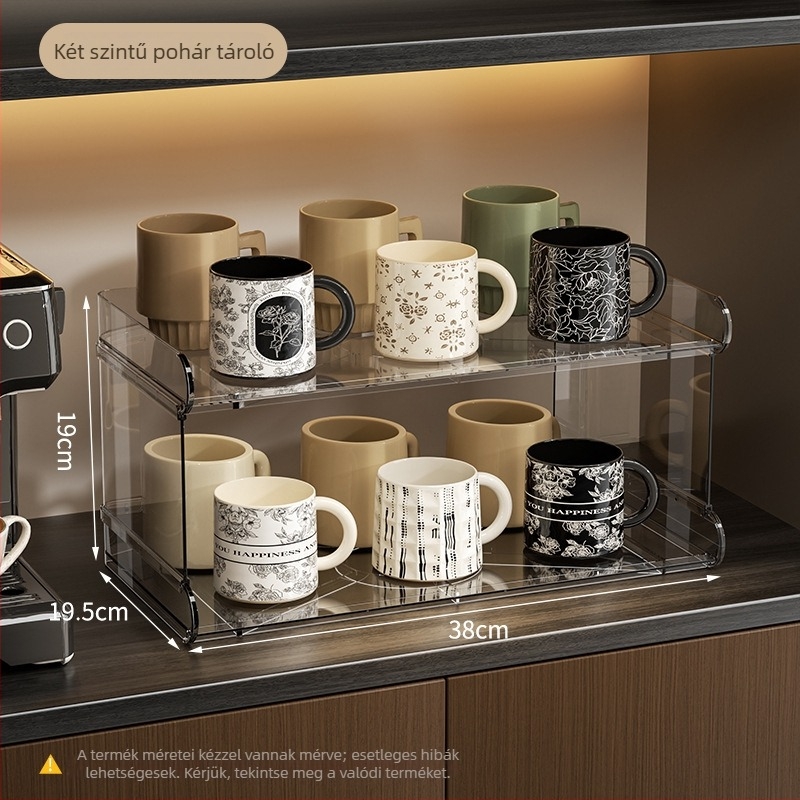 Asztali pohártartó, műanyag, modell Km-490, száraz funkció