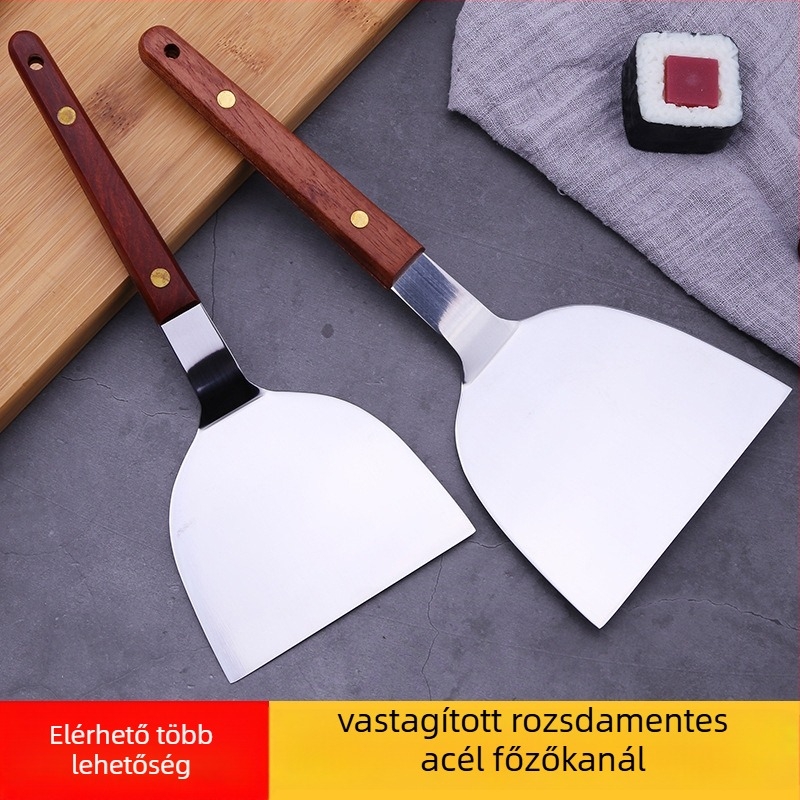 Teppanyaki sütőkanál – Orange Wild, 420 rozsdamentes acél, modern stílus