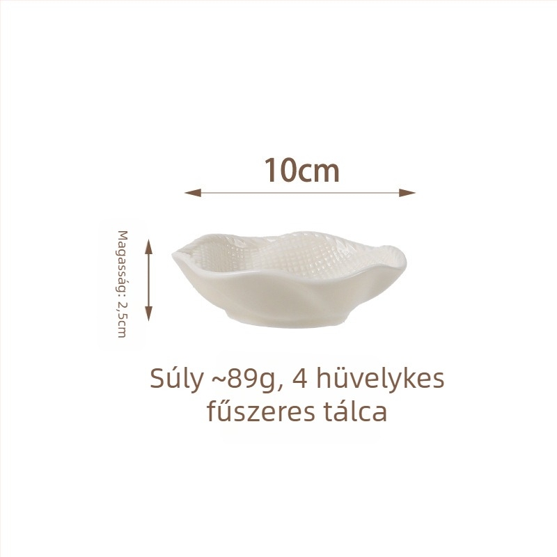 Kerámia étkészlet (tálak és tányérok) — modern minimalist stílus, egyszínű mázolt felület, mikrohullámú sütőben használható, testreszabás elérhető