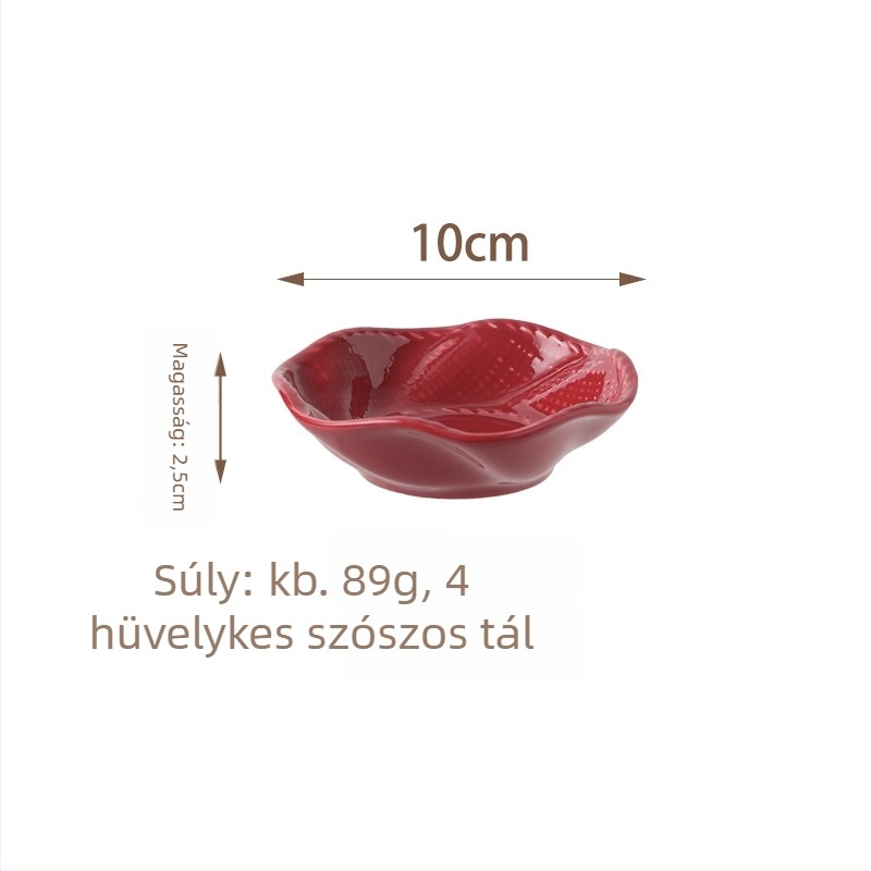 Kerámia étkészlet (tálak és tányérok) — modern minimalist stílus, egyszínű mázolt felület, mikrohullámú sütőben használható, testreszabás elérhető