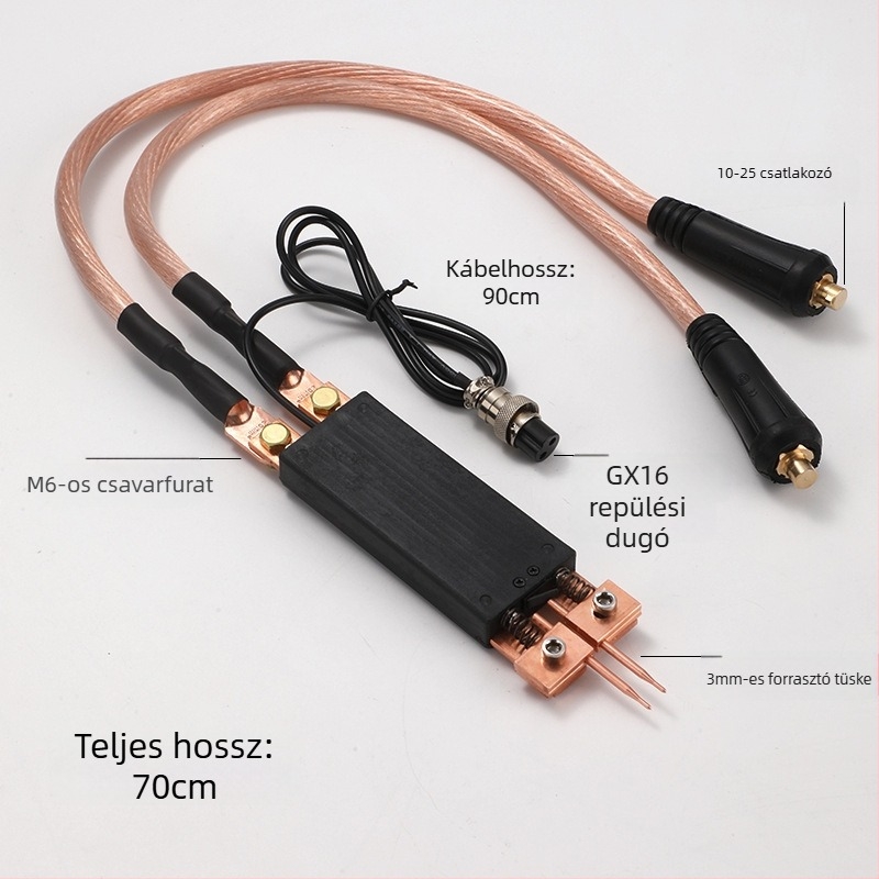 Mingxi Kézben tartható ponthegesztő toll – réz elektróddal, 18650 Li-ion akkumulátor, automatikus érintéses hegesztés