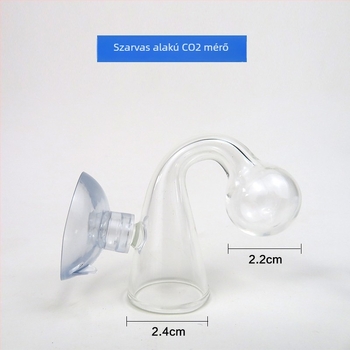 Akvaris CO2 Detektor valós idejű CO2-figyeléshez növényes tartályban (Anyag: Üveg; Tömeg: 0.01; Márka: Unpacking; Kategória: Akváriumi Eszközök)