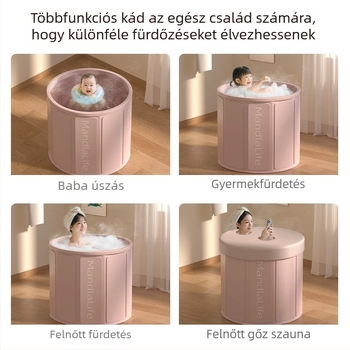 Összecsukható fürdőkáda felnőtteknek
