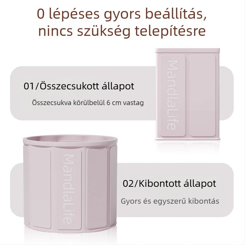Összecsukható fürdőkáda felnőtteknek