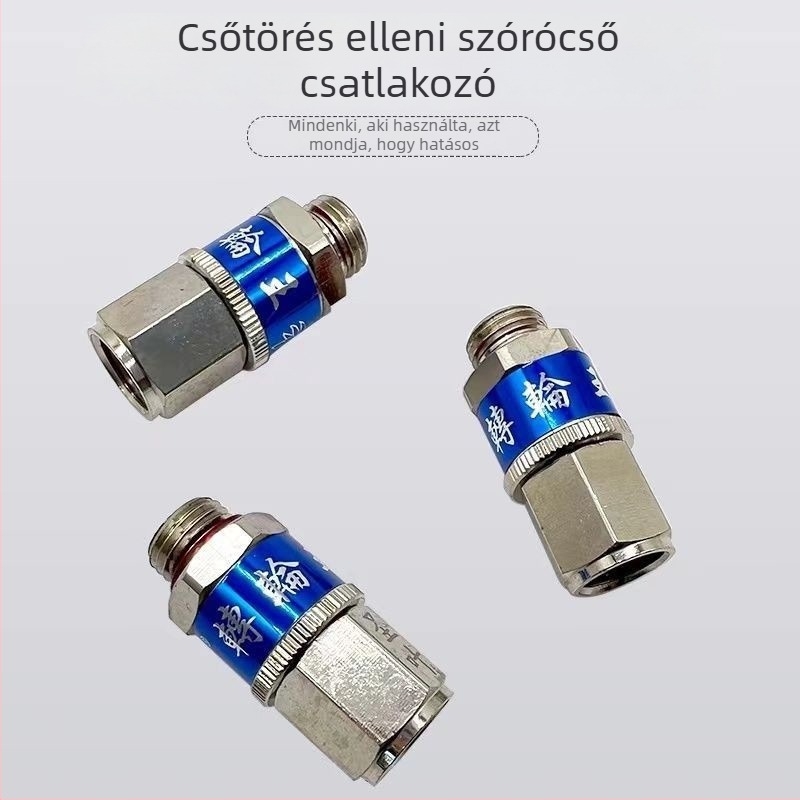 Mezőgazdasági magasnyomású permetezőcső forgó csatlakozóval, réz csatlakozó, anti-zavaró gyorscsatlakozás