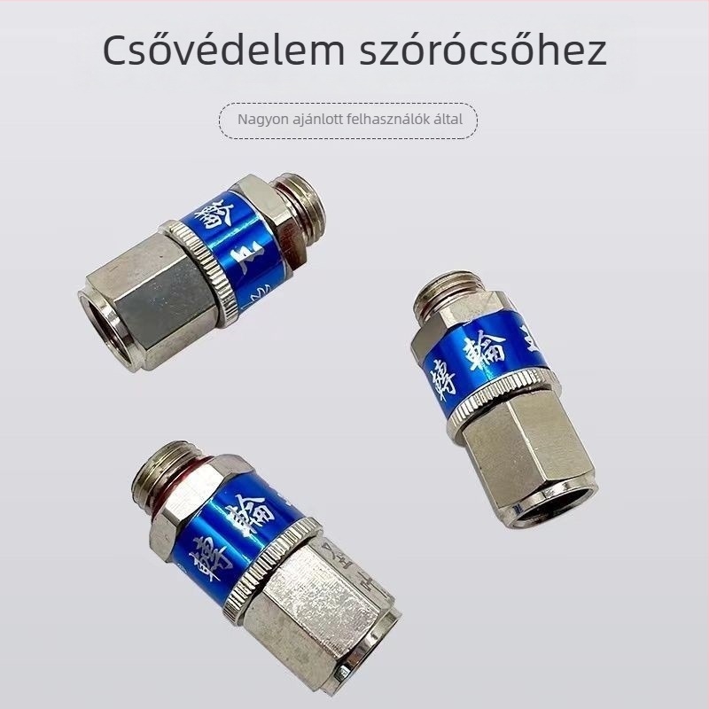 Mezőgazdasági magasnyomású permetezőcső forgó csatlakozóval, réz csatlakozó, anti-zavaró gyorscsatlakozás