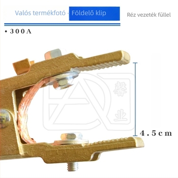 Hegesztéshez földelő csipesz, teljes rézből készült, 300–500 A, Xinye