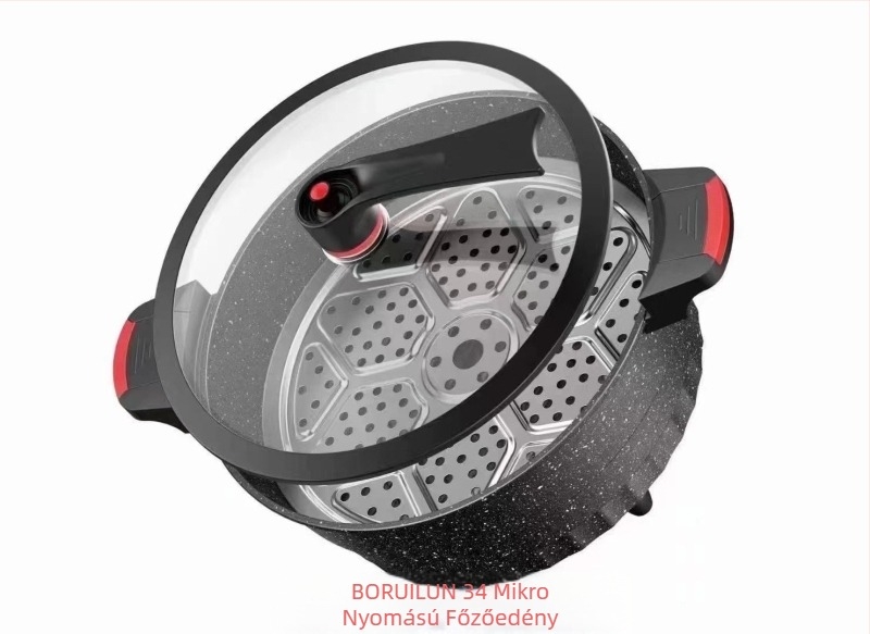 KVV-8057 elektromos sütőserpenyő, kettős fűtés, 1200W, 220V