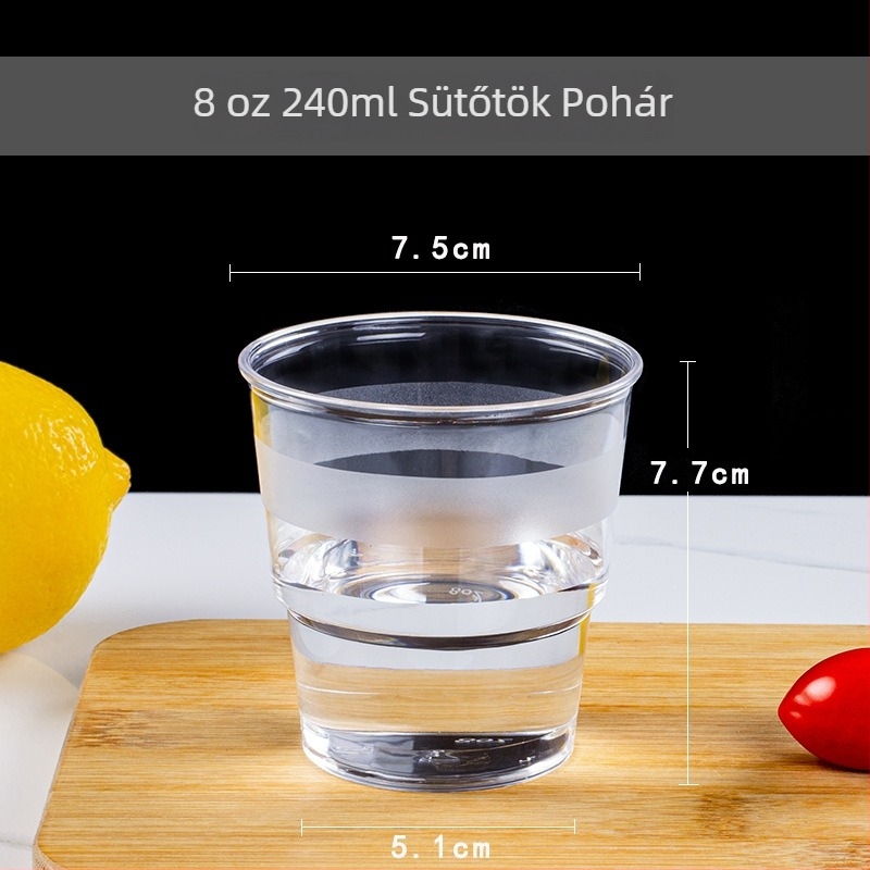Falra szerelhető pohártartó, műanyagból, fúrás nélkül, porvédett, kapacitás 500