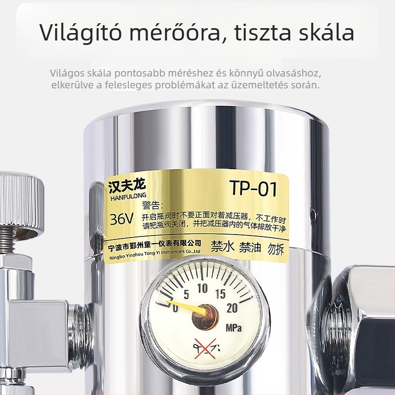 Argon nyomáscsökkentő YQAr-731L, Ouhu, Argon 36V sorozat, 24–220V
