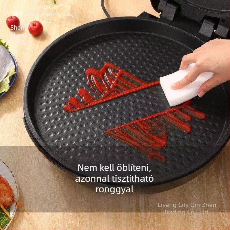 Elektromos palacsintasütő tepsi, kétoldalas fűtés, 2200W, 220V, 50Hz