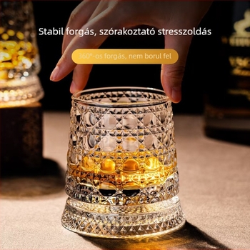 Üvegpohár, hengeres, egyrétegű, közvetlen ivó sapkával, logónyomtatás elérhető