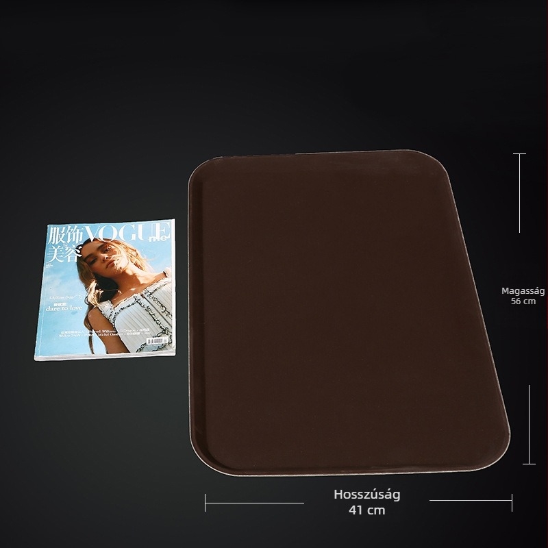 Műanyag kör alakú tál az étkezésekhez, modern és minimális stílus, nyomtatott logóval, mikrohullámú sütőhöz nem alkalmas, 2018-ban debütált.