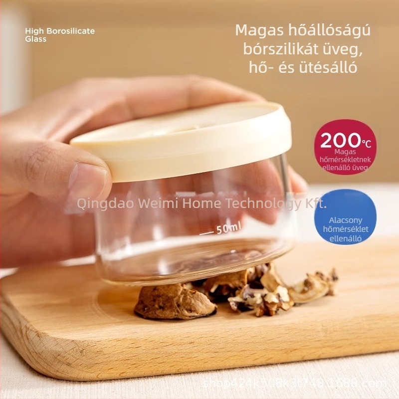 Kis otthoni tojásgőzölő tál, fedővel, üveg tojásos pudingtál