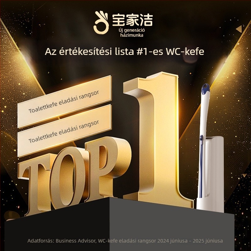 Egyszer használatos guggoló vécé-kefe – falra szerelhető, műanyag, modern egyszerű stílus, Baojiajie