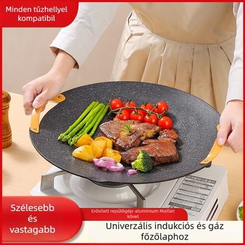 Jocel alumínium kör alakú hordozható grillsütő tál