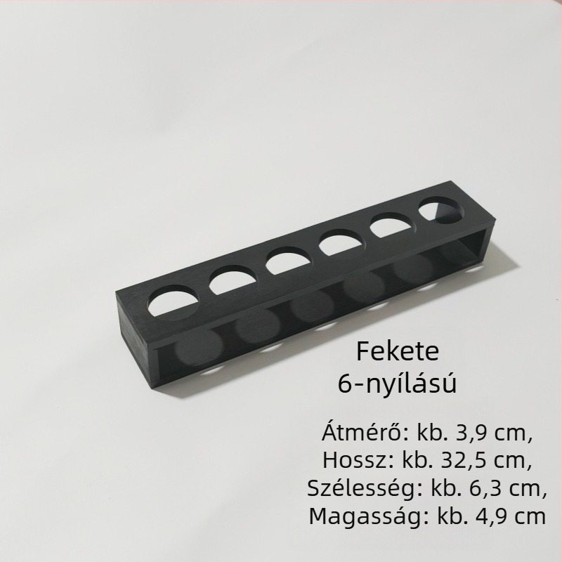 Bambusz pohár tartó – Mini pohár tároló polc, modern egyszerű stílus, bambuszfa, 0,3 kg