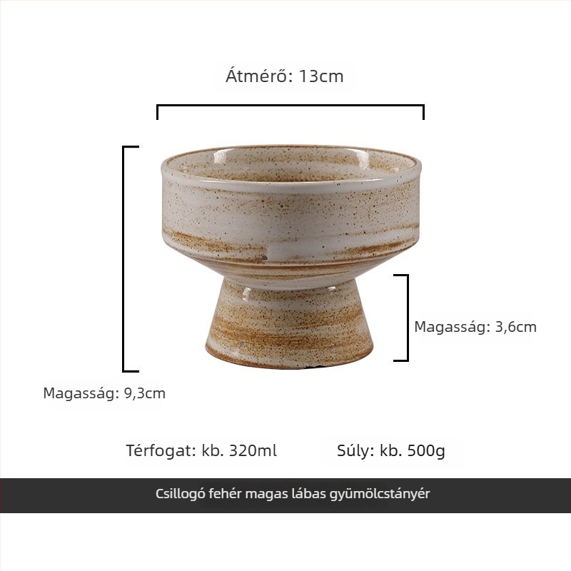 Porcelain chime porcelán tál- és tányérkészlet, retro könnyű luxus stílus, kör alakú, glazúrozott felület, mikrohullámú sütőben használható